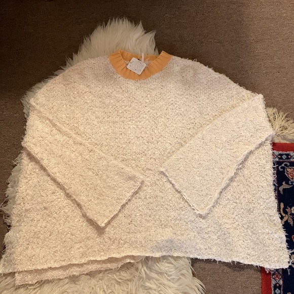 Free People Fuzzy Crewneck Tunic Sweater - Picture 12 of 13